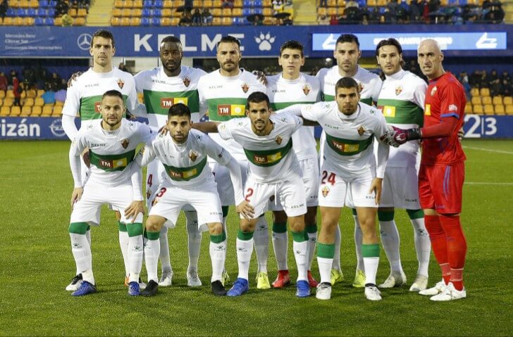 Alineación del Elche ante el Alcorcón en la temporada 18-19 / LFP